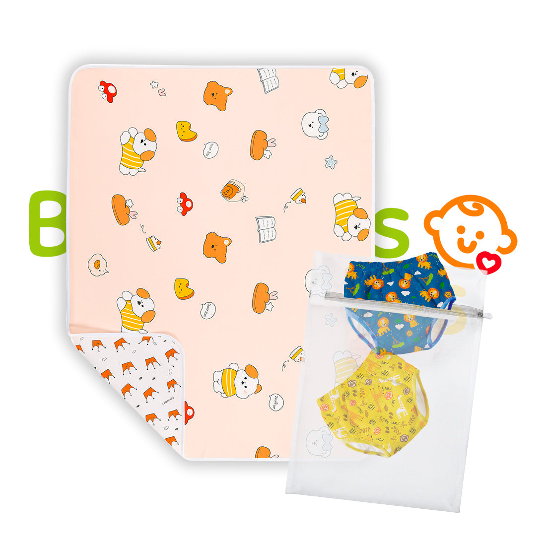 Pack Bolsa de Lavado + Protector Impermeable 👶🦄